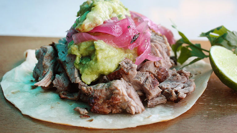 Tasty tacos are aplenty at Sonoritas Prime Tacos, including the above filet mignon version. // © 2016 JC Creative, Inc.