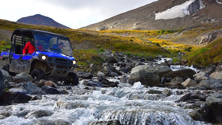 5 Southeast Tours offers a daylong ATV tour across the border into Canada that climbs to alpine exploration areas above 5,000 feet.