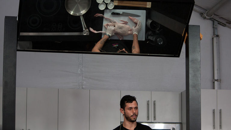 The Taste features cooking demonstrations from Los Angeles’ best chefs, including Ari Taymor of Alma, Bon Appetit’s number one new restaurant of the year. // © 2013 Mindy Poder 