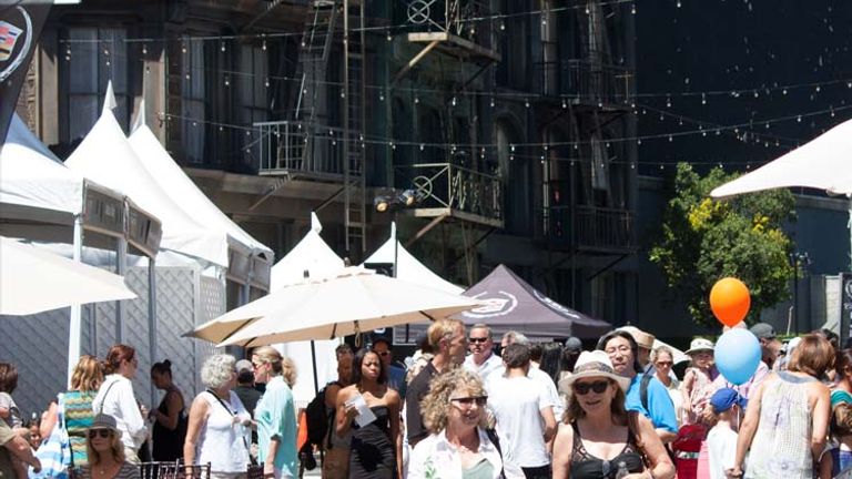 During the course of the events, the Paramount backlot was rearranged. // © 2013 Mindy Poder
