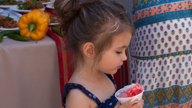 Out of the five individual events, the Labor Day Picnic is the most child-friendly. // © 2013 Mindy Poder