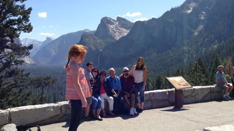 During a family trip to Yosemite, three generations met up for a photo shoot in the valley. // (c) Janeen Christoff