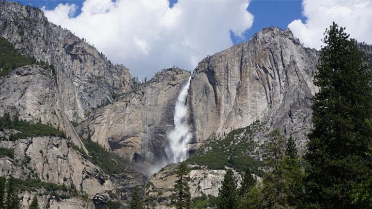 Yosemite Falls was an extraordinary backdrop for this family get together. // (c) 2013 Janeen Christoff