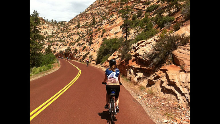 Cycling trips, such as those with Bicycle Adventures, are a unique way to see the park. // © Bicycle Adventures