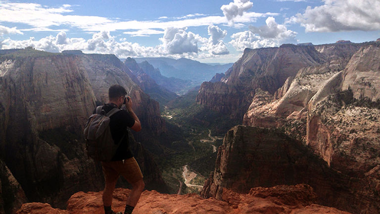 Photographers have plenty of opportunities to take scenic shots — be sure to carry an extra battery pack! // © 2016 Michelle Juergen