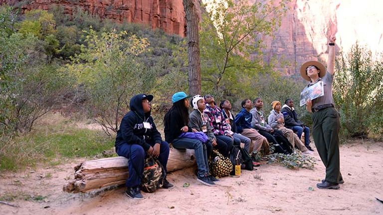 The Zion Canyon Field Institute offers classes, lectures and youth programs led by experts. // © 2016 NPS Photo