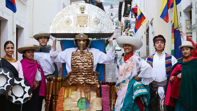 According to Sevilla, a highlight of Quito is its well-preserved traditional culture. // © 2018 Quito Tourism Board