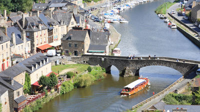The French riverside town of Dinan is among Walker’s favorite stops outside of Paris. // © 2014 Thinkstock