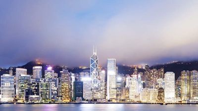 The Hong Kong skyline is one of the financial capital’s most well-known features. // © 2014 Thinkstock
