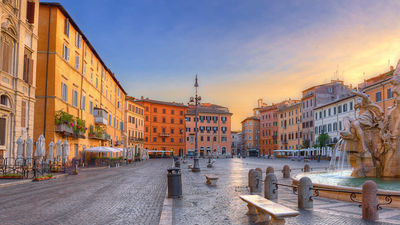 When visiting Rome with a toddler, O’Shaughnessy points clients toward Piazza Navona for playtime and coffee. // © 2015 iStock