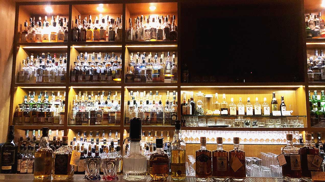 The Drunken Master features more than 400 different brands of whiskey.
