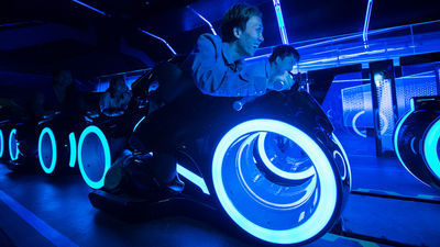 Tron Lightcycle Power Run is unique to Shanghai Disneyland.