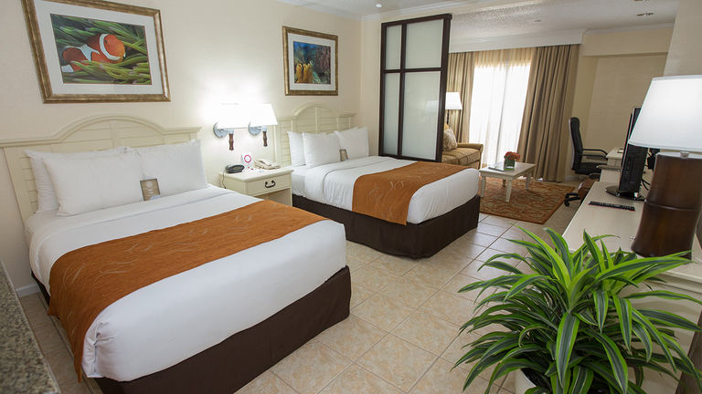 Comfort Suites Paradise Island offers fantastic value for clients.