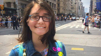 Regina Ortiz explored the streets of New York City on a recent visit.