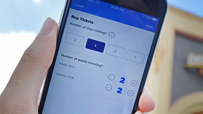 Guests can purchase tickets Universal Orlando Resort app // © 2017 Universal Orlando Resort 2