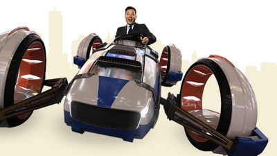 Race Through New York Starring Jimmy Fallon features a virtual road trip through the big apple with "The Tonight Show" host. // © 2017 Universal Orlando Resort