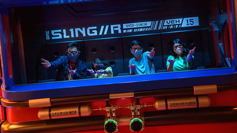 WEB Slingers: A Spider-Man Adventure is the first Spider-Man-themed Disney ride-through attraction.