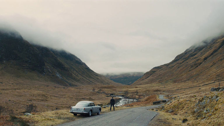 A driving sequence from “Skyfall” was filmed near Glencoe's Buachaille Etive Mor and Buachaille Etive Beag.