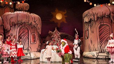 Visitors to San Diego can celebrate the holidays by seeing “Dr. Seuss’ How the Grinch Stole Christmas!” at The Old Globe theater. // © 2017 San Diego Tourism Authority