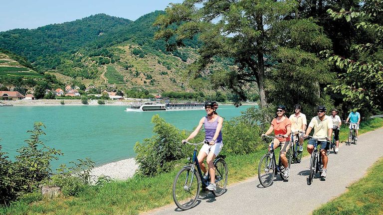 Guests of all ages can ride bikes at ports of call.