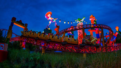 Guests can ride Toy Story Land’s Slinky Dog Dash with little-to-no wait during After Hours events at Disney’s Hollywood Studios.