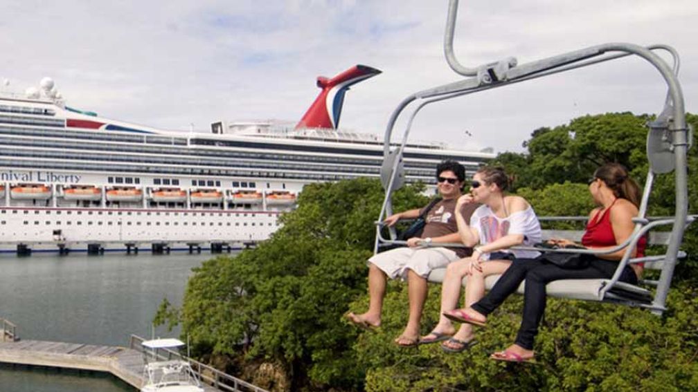 Family-friendly shore excursions include Carnival Cruise Lines’ Flying Beach Chair // © 2013 Carnival Cruise Lines 2