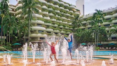 The kids’ program at Shangri-La Singapore offers indoor and outdoor fun.