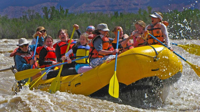 Escape the high temperatures by booking a river rafting adventure.