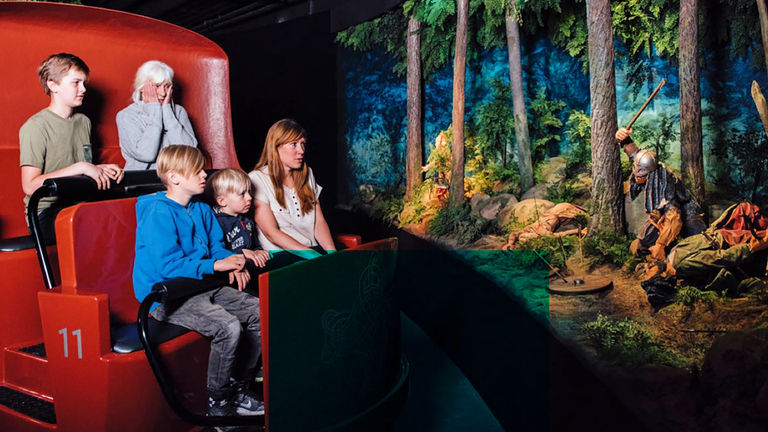 The Viking Museum in Stockholm features immersive storytelling and an adventure ride.