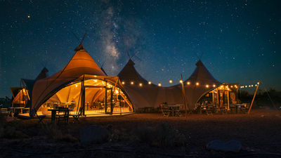 Under Canvas offers glamping options for stargazers in Valle, Ariz.