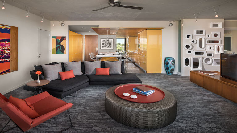Consider connecting a suite to an adjacent guestroom for a family stay.