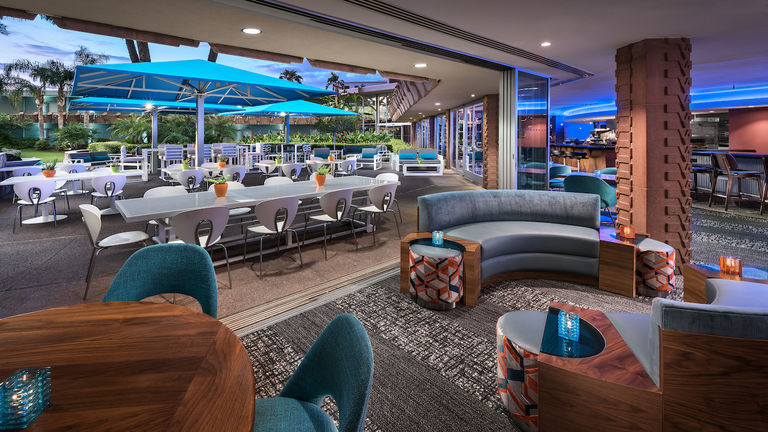 Zuzu’s spacious patio is an ideal place for an onsite meal.