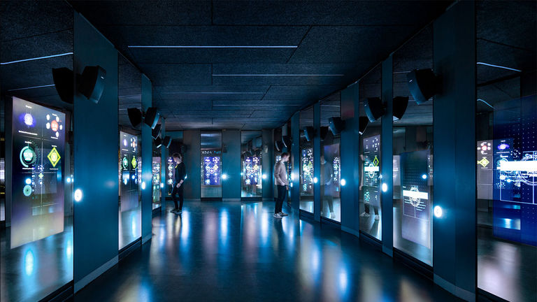 The debriefing room calculates which spy role best suits each guest's skills and attributes.