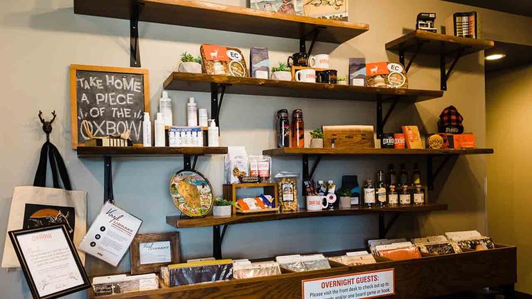 Board games and vintage records are available to rent.