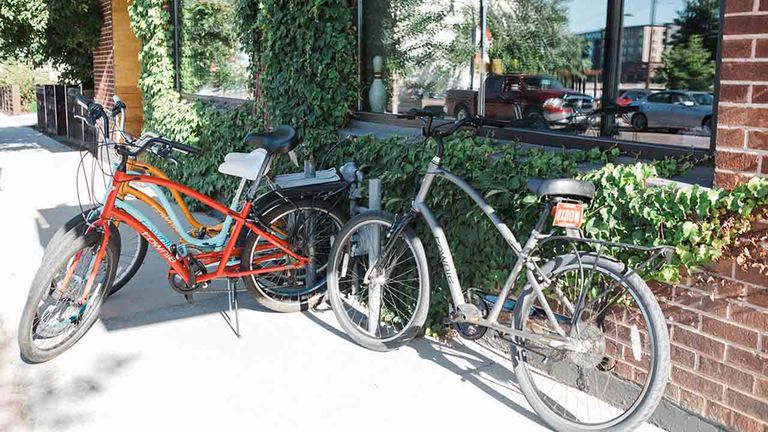 Bike rentals are free for guests.
