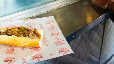Look to Pat’s King of Steaks for the origin story of the iconic sandwich. // © 2017 Getty Images
