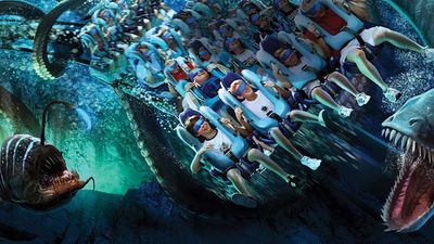 The virtual reality Kraken coaster will thrill guests at SeaWorld Orlando in 2017. // © 2016 SeaWorld Parks