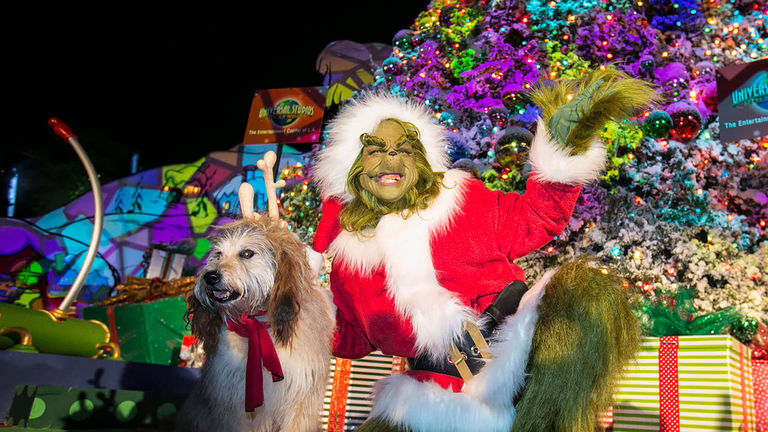 Clients who visit Universal parks during the holidays will enjoy Grinchmas fun.