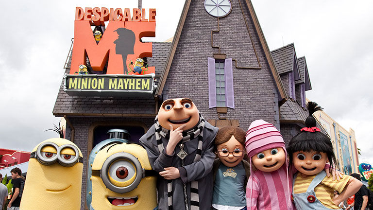 Despicable Me Minion Mayhem can be found in both Hollywood and Orlando.