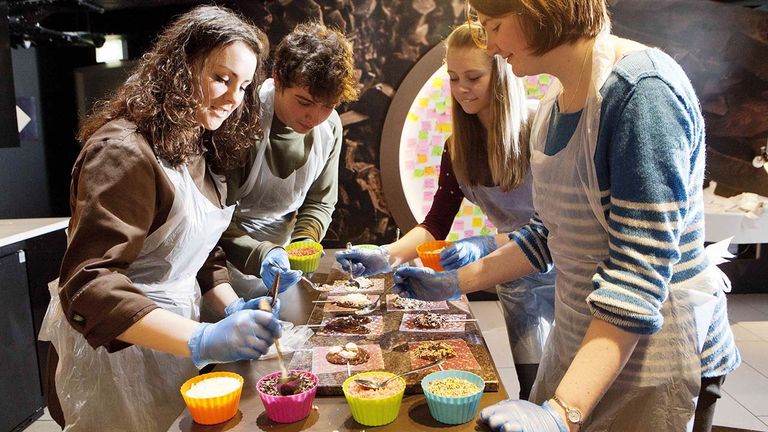 The tour includes a lolly-making workshop.
