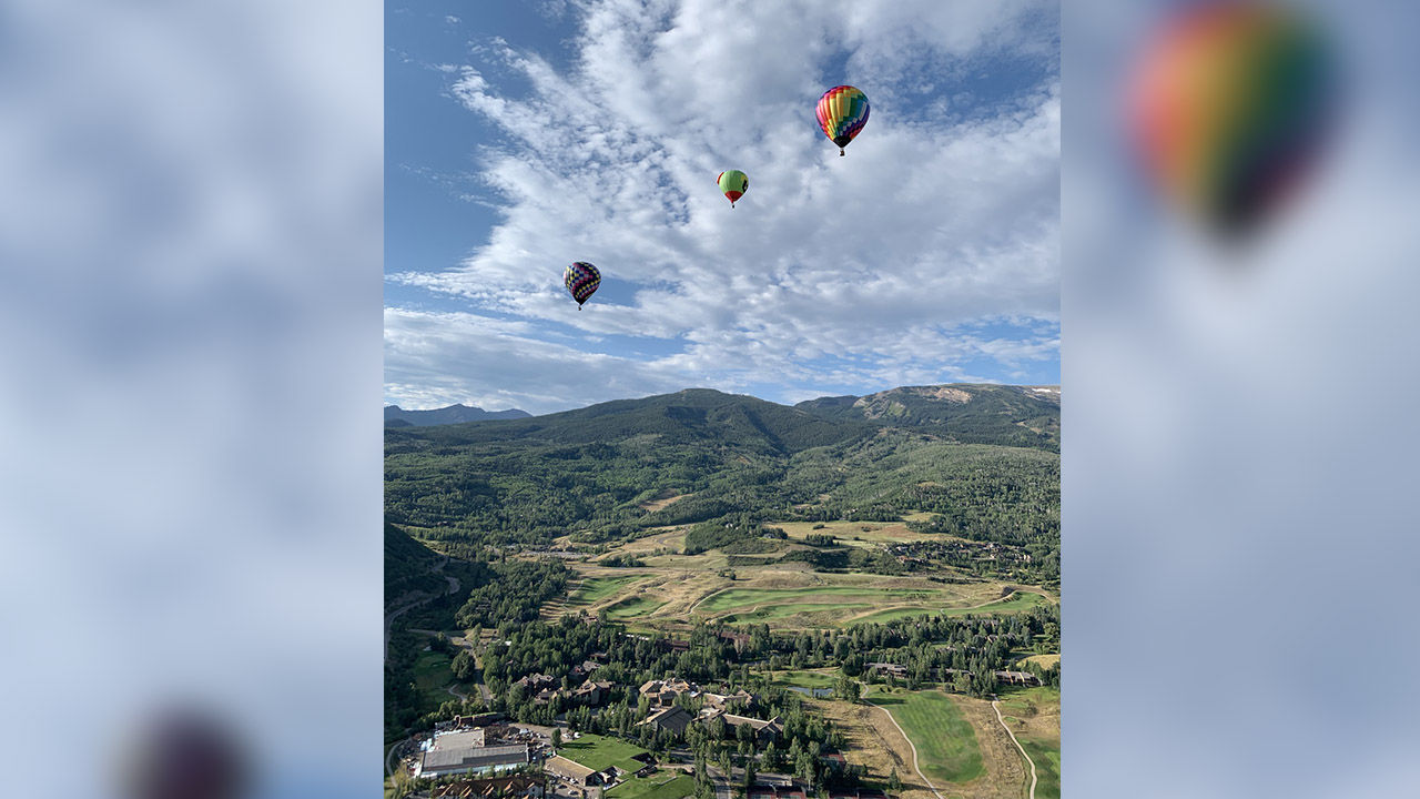 Some 30 pilots launched their hot-air balloons into the air at the 44th Annual Snowmass Balloon Festival.