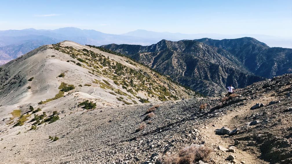 Mount Baldy is the highest point in Southern California's San Gabriel Mountains.