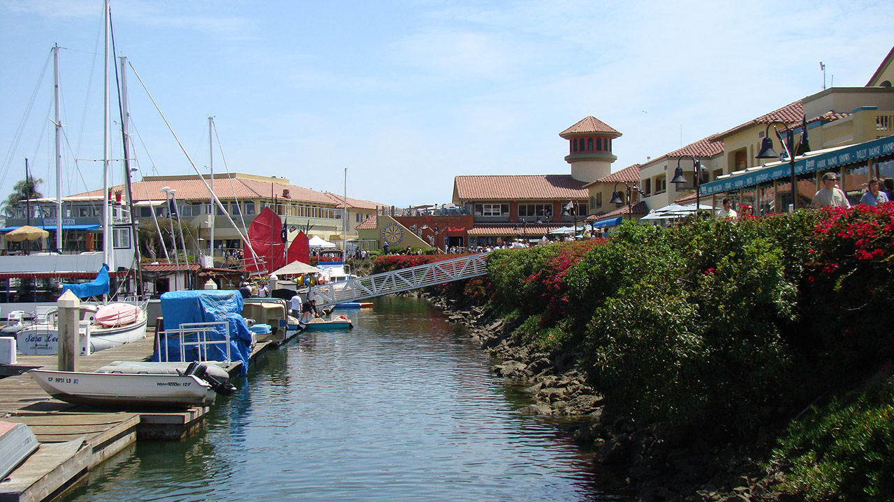 Instead of fighting crowds at the beach, opt for an excursion to the less-frequented Ventura Harbor Village.