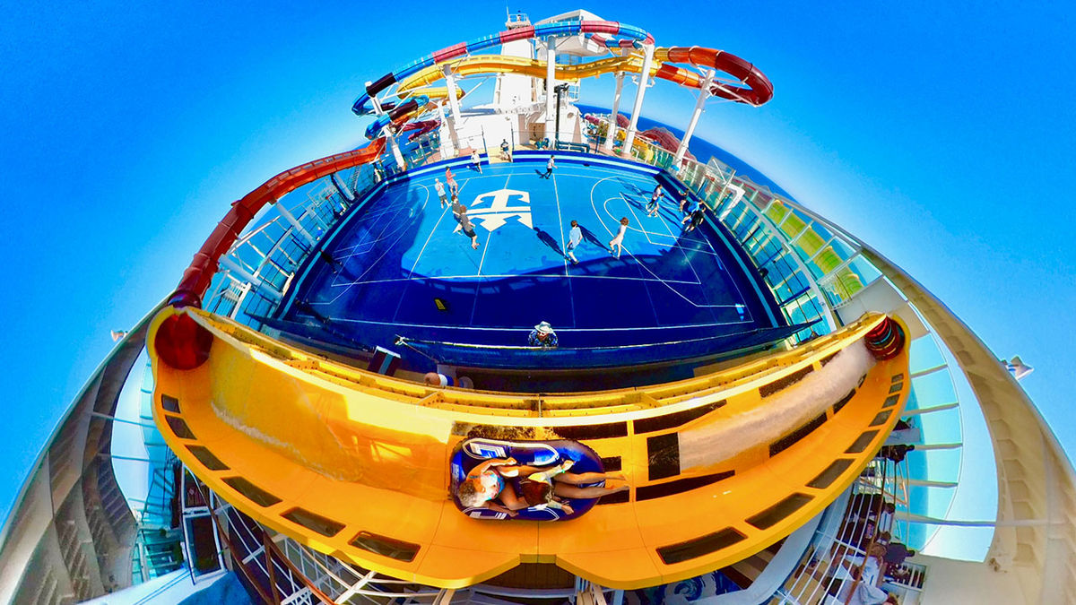 Interior of Royal Caribbean`s `Navigator of the Sea` Cruise Ship