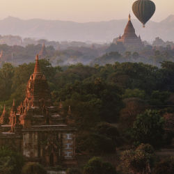 Cycle past ancient pagodas on the Burma Family Adventure.// © 2014 Thinkstock