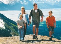 Alaska offers active adventure such as hiking. // © 2009 Royal Caribbean International