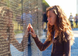 Capital Gains: Touching history at the Vietnam Veterans Memorial // ©  IstockPhoto