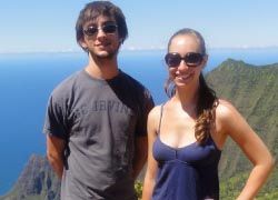 Kelly and her brother. // © 2012 Kelly Rosenfeld