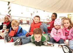 Kids can skate at a special rink at the St. Regis Atlanta this season. // © 2012 St. Regis