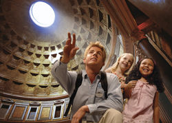 Kids exploring Rome’s Pantheon